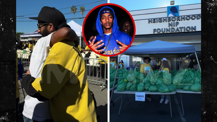 Blacc Sam Honors Nipsey Hussle’s Legacy with Community Turkey Drive